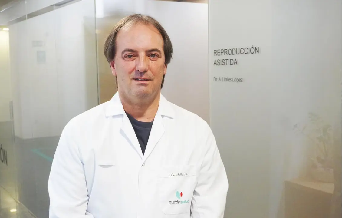 Doctor Antonio Urries L&oacute;pez, director de la Unidad de Reproducci&oacute;n Asistida del hospital universitario Quir&oacute;nSalud Zaragoza