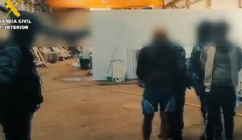 Imagen de la &uacute;ltima operaci&oacute;n de la Guardia Civil en Cuarte de Huerva /G.C.