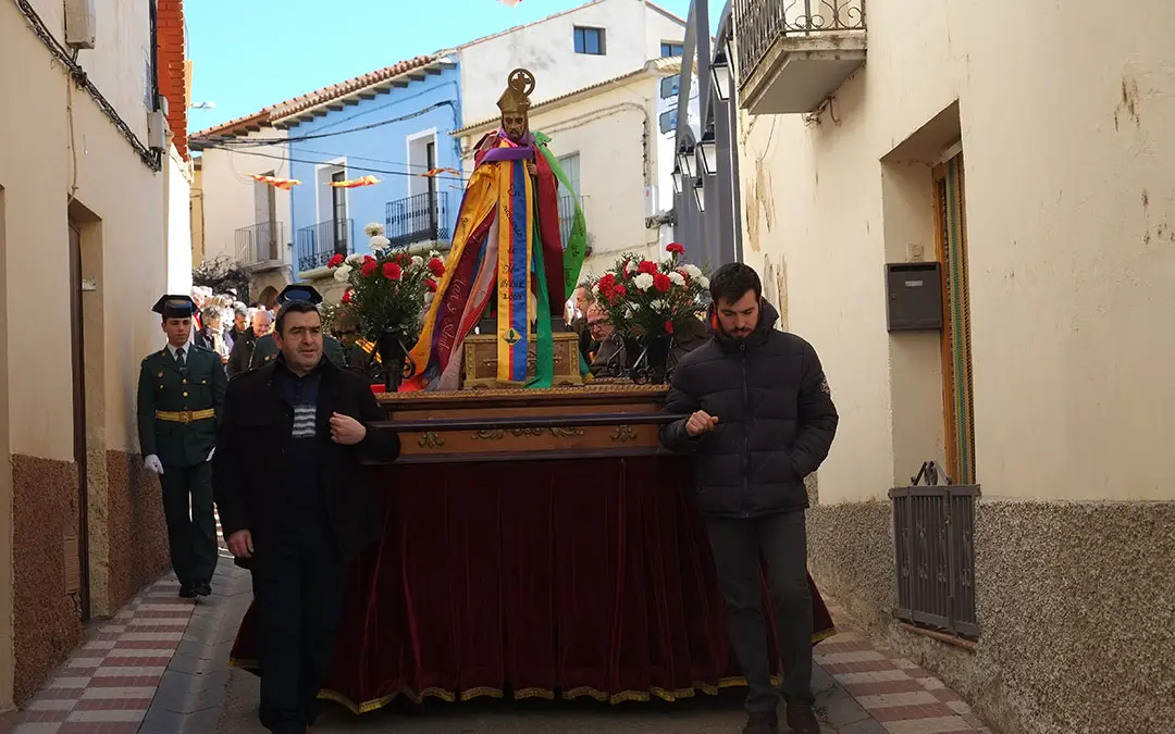 Imagen de archivo de las fiestas de San Blas de Chiprana.