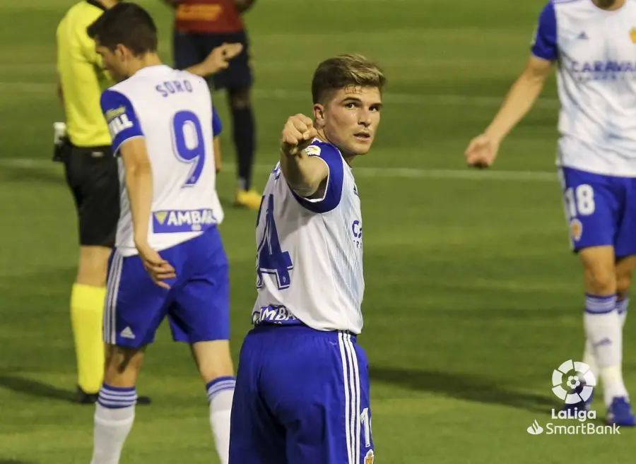Guti con el Real Zaragoza / LFP