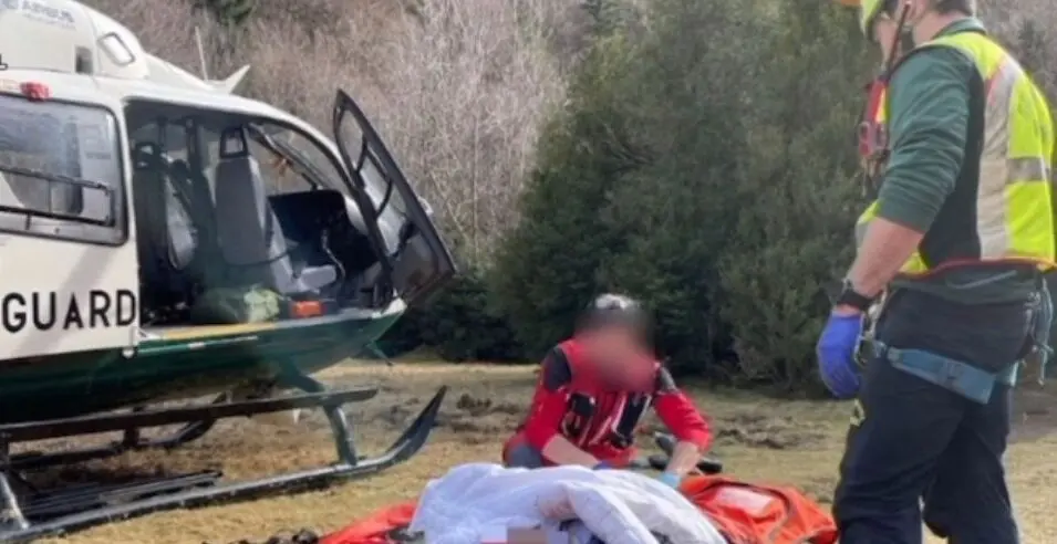 Imagen de uno de los accidente mortales en el pico Aspe /G.C.