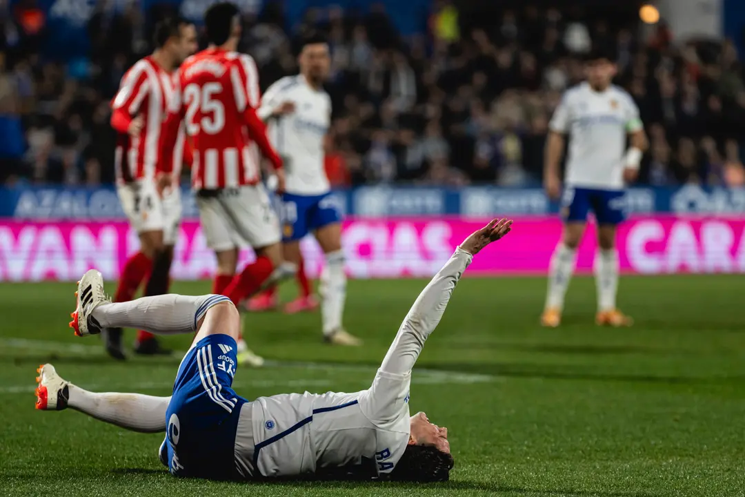 Ra&uacute;l Guti en el momento de su lesi&oacute;n / MARCOS CEBRI&Aacute;N