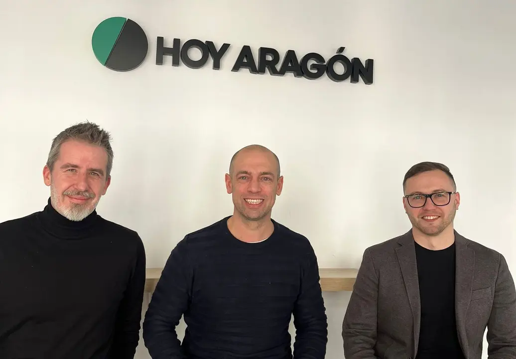 Sergio Vela, director de marketing; Rub&eacute;n Benavente, CEO; Alex Chaika, jefe de operaciones de Ambinature