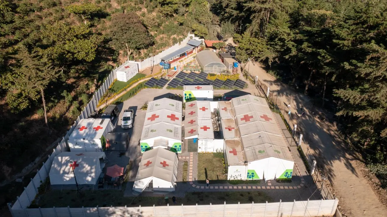 El primer campamento est&aacute; ubicado en el departamento (provincia) de Huehuetenango, en el extremo noroeste de Guatemala