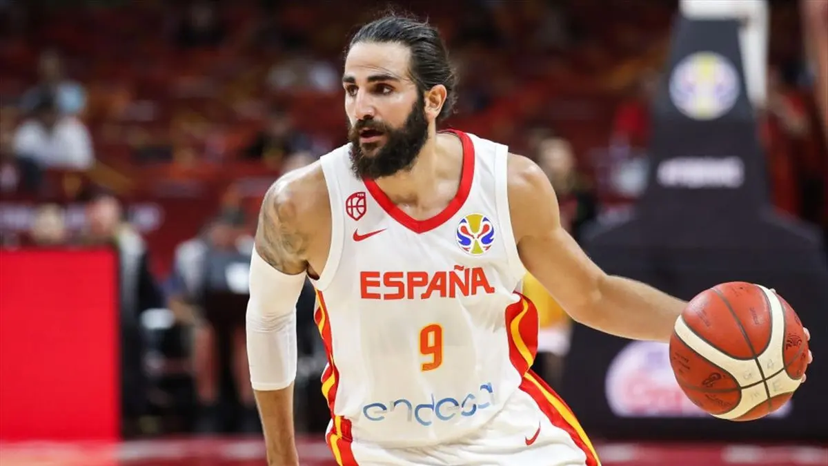 Ricky Rubio con Espa&ntilde;a / FEB