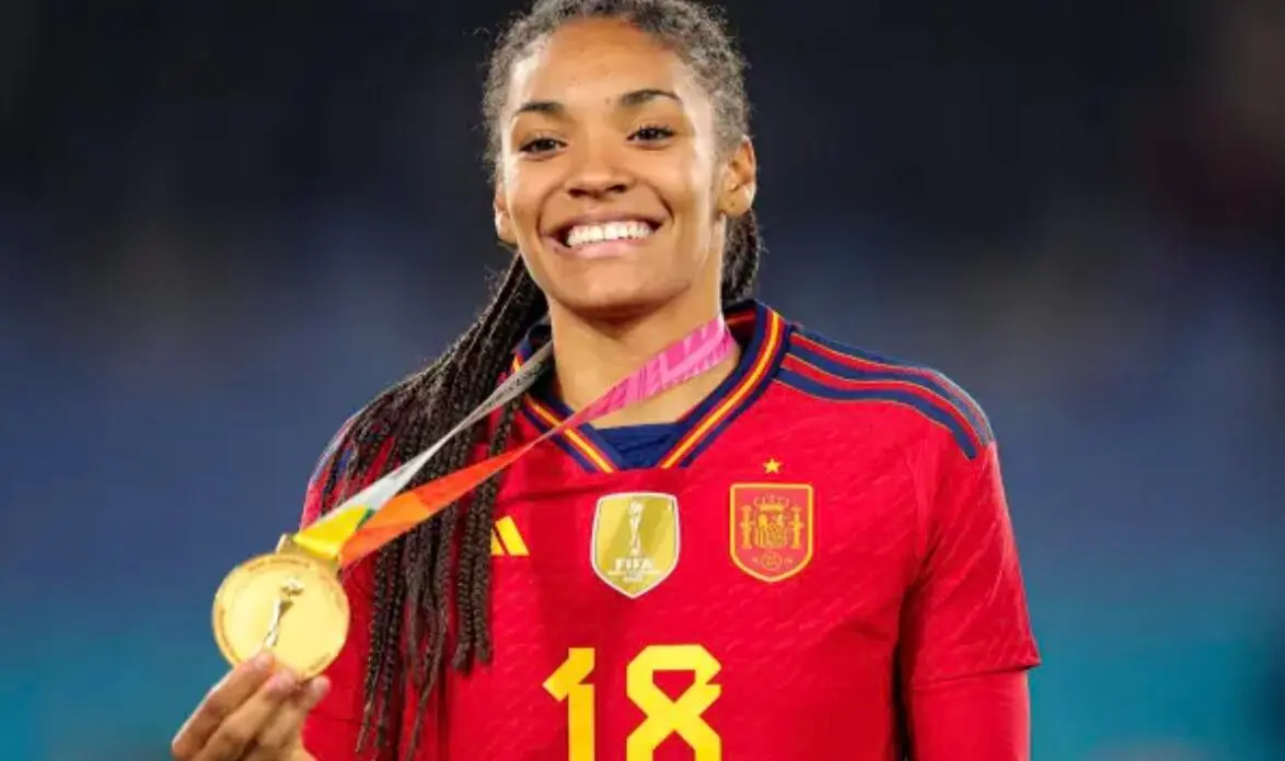 Salma Paralluelo con Espa&ntilde;a / EUROPA PRESS