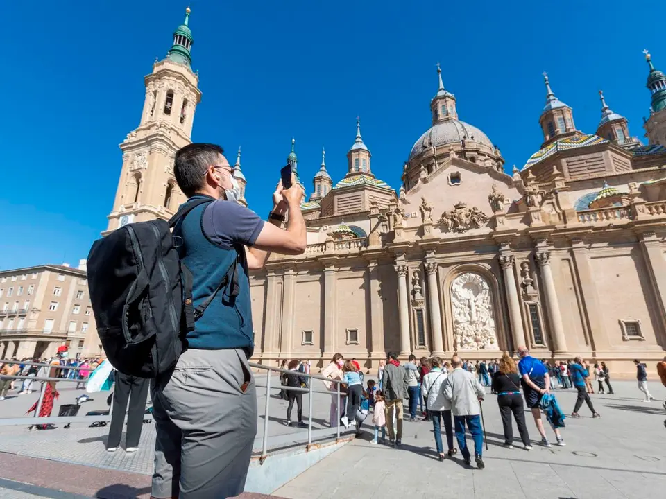 Turista en Zaragoza