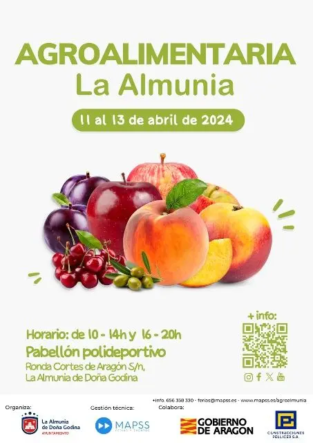 Cartel de la feria Agroalimentaria La Almunia
