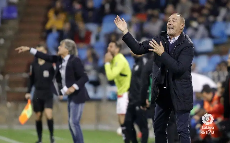V&iacute;ctor Fern&aacute;ndez con el Real Zaragoza / LFP