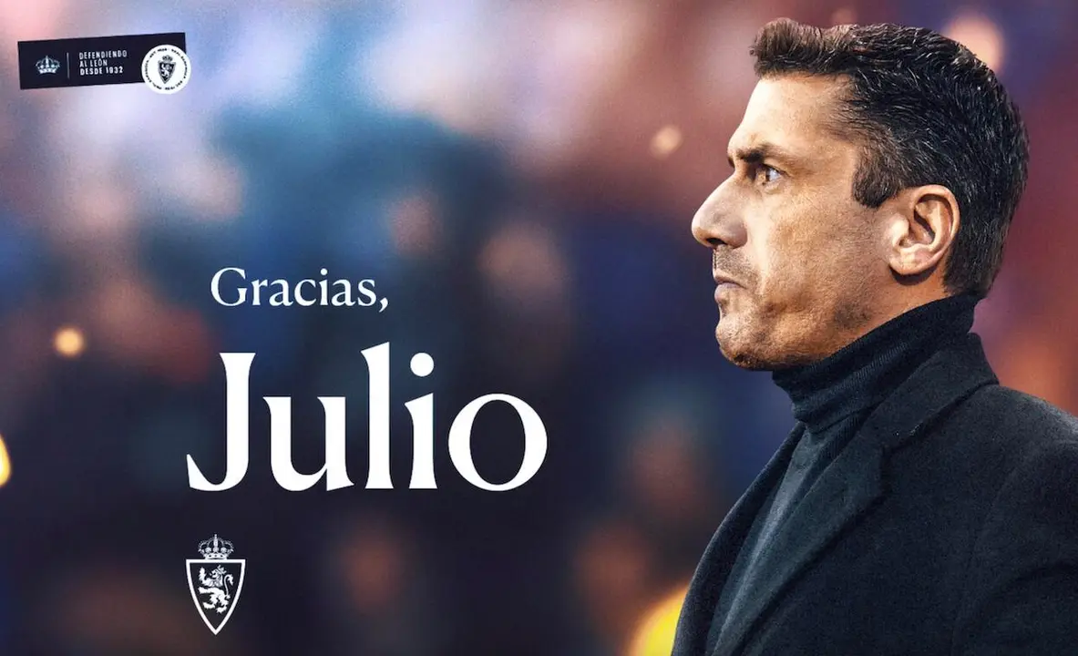 Julio Vel&aacute;zquez ya no es entrenador del Real Zaragoza