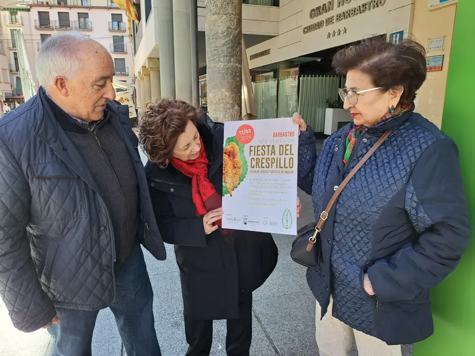 Presentaci&oacute;n del cartel anunciador de la Fiesta del Crespillo de Barbastro.