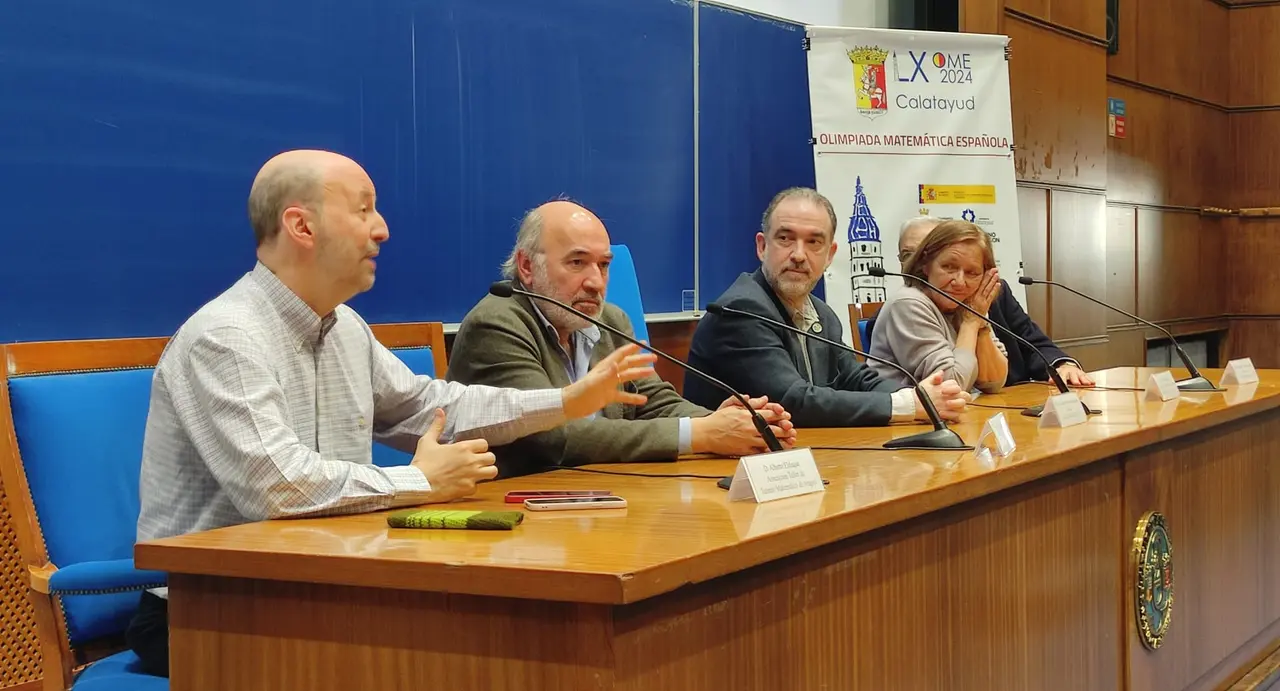 Presentaci&oacute;n de la LX Olimpiada Matem&aacute;tica que se celebra este fin de semana en Calatayud.