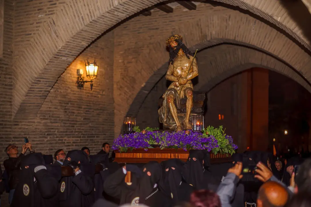 La imagen titular es del siglo XIV / Cofrad&iacute;a del Ecce Homo