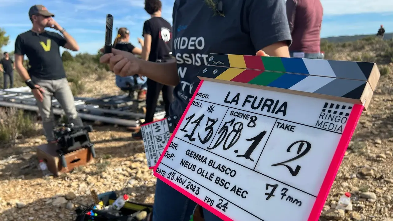 Rodaje de la pel&iacute;cula 'La furia' en la provincia de Teruel. / TFC