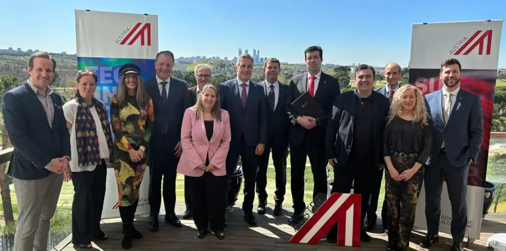 Representantes de las empresas premiadas en Madrid