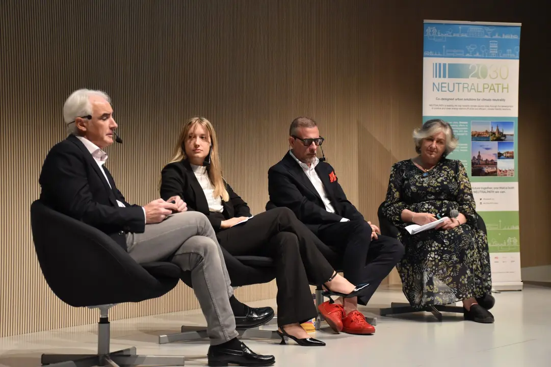 Luis Arruga, Clara Rebullido, Ra&uacute;l Benito y Avelina Bellostas (CEOE)
