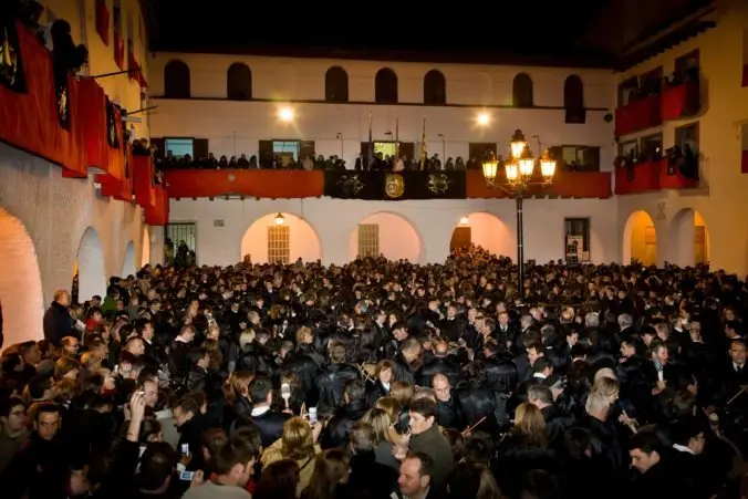 Hijar, momentos antes de romper la hora / Ayto. de H&iacute;jar