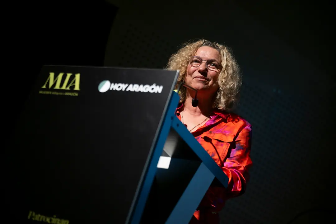 Clara Arpa, en la gala de los PREMIOS MIA 2024. / HOY ARAG&Oacute;N