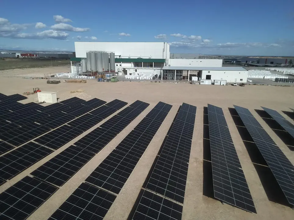 La planta fotovoltaica de Sphere en Pedrola.