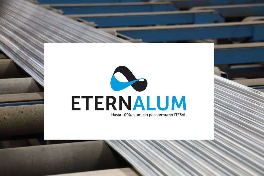 Eternalum es aluminio 100% reciclado e infinitamente reciclable de Itesal