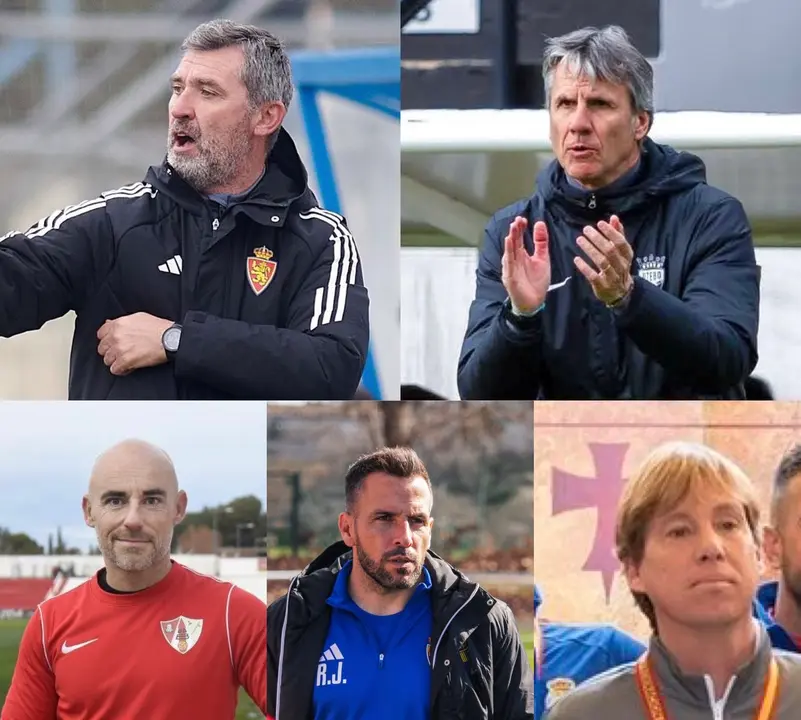 Emilio Larraz, Juan Carlos Beltr&aacute;n, Dani Mart&iacute;nez, Ra&uacute;l Jardiel y Richi Civera