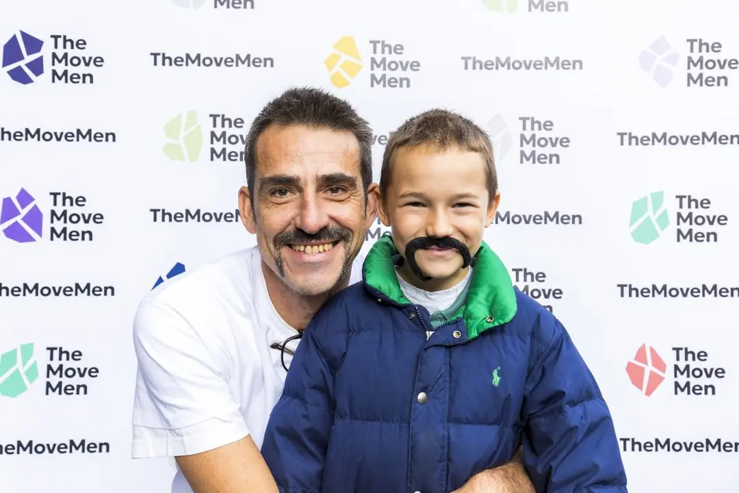 A la izquierda, Javier Alc&aacute;zar, afectado de c&aacute;ncer de pr&oacute;stata e impulsor de TheMoveMen.