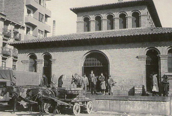 Imagen del viejo Mercado de Pescados de la Plaza de Santo Domingo 