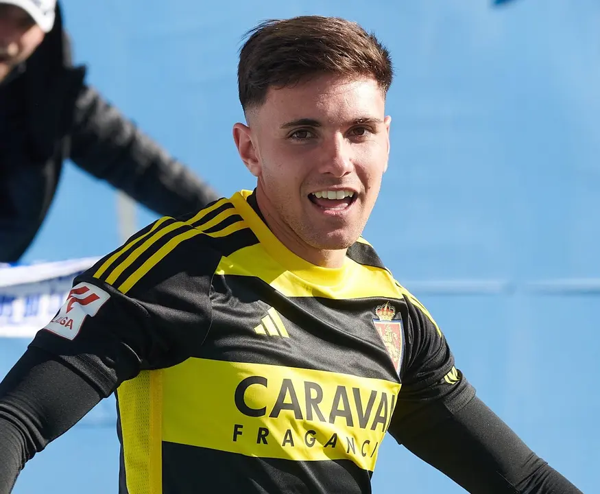 Pablo Cort&eacute;s con el Real Zaragoza / REAL ZARAGOZA