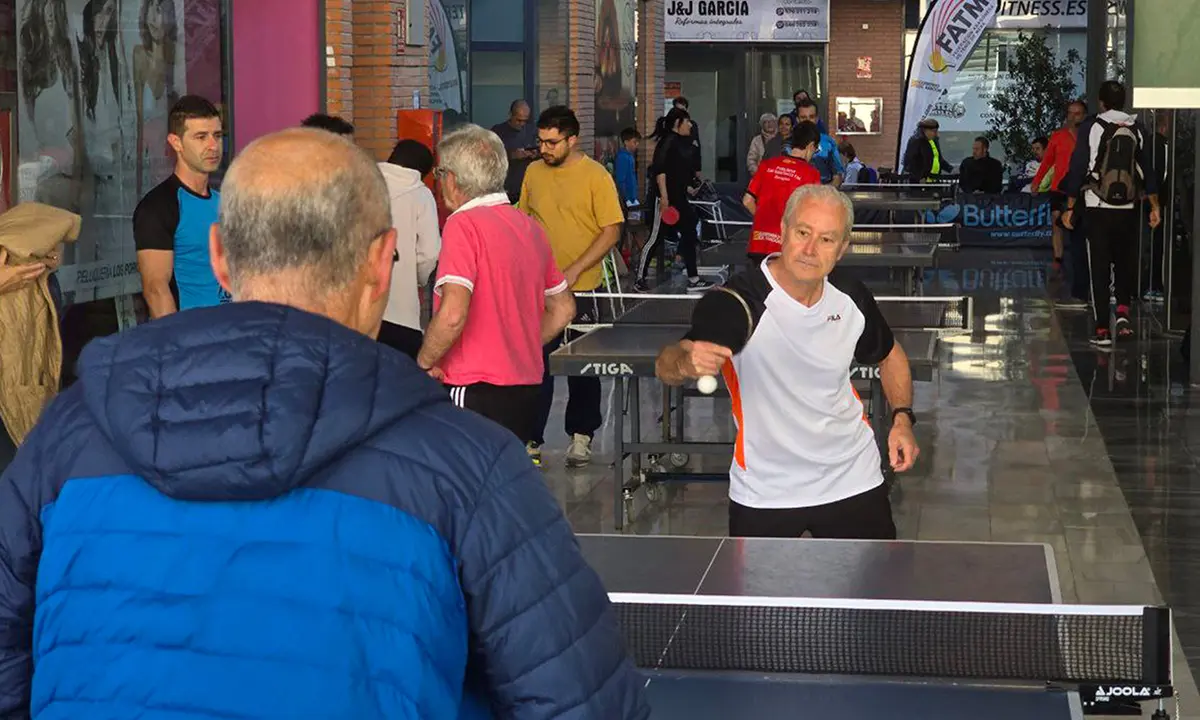 120 en el torneo de tenis de mesa de Los Porches del Audiorama