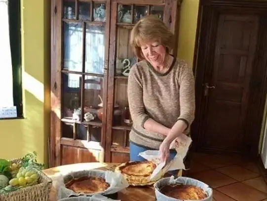 Pilar Moplina es la famosa madre de Cris, autora de la tarta.