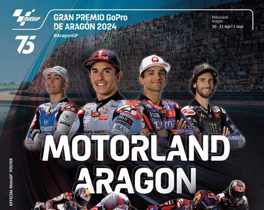 Marc M&aacute;rquez, Jorge Mart&iacute;n, &Aacute;lex Rins y Ra&uacute;l Fern&aacute;ndez / MOTO GP