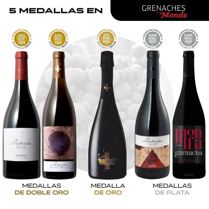 Bodegas San Valero logra cinco medallas en un concurso internacional