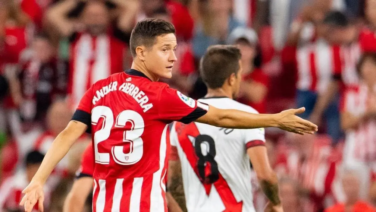 Ander Herrera con el Athletic / 'X'