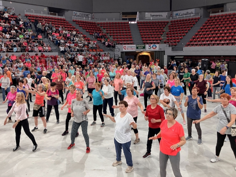 La fiesta de fin de curso de las actividades para mayores se celebraron en el Pabell&oacute;n Pr&iacute;ncipe Felipe