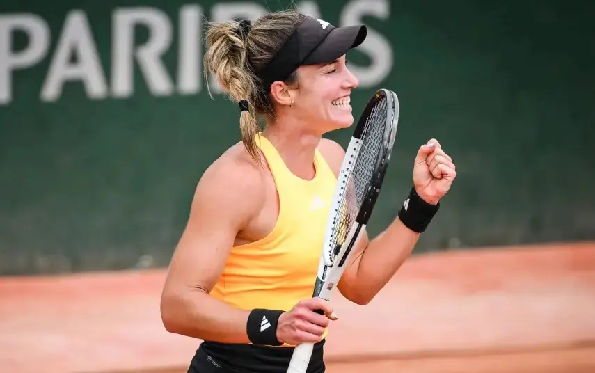Irene Burillo en Roland Garros / AFP
