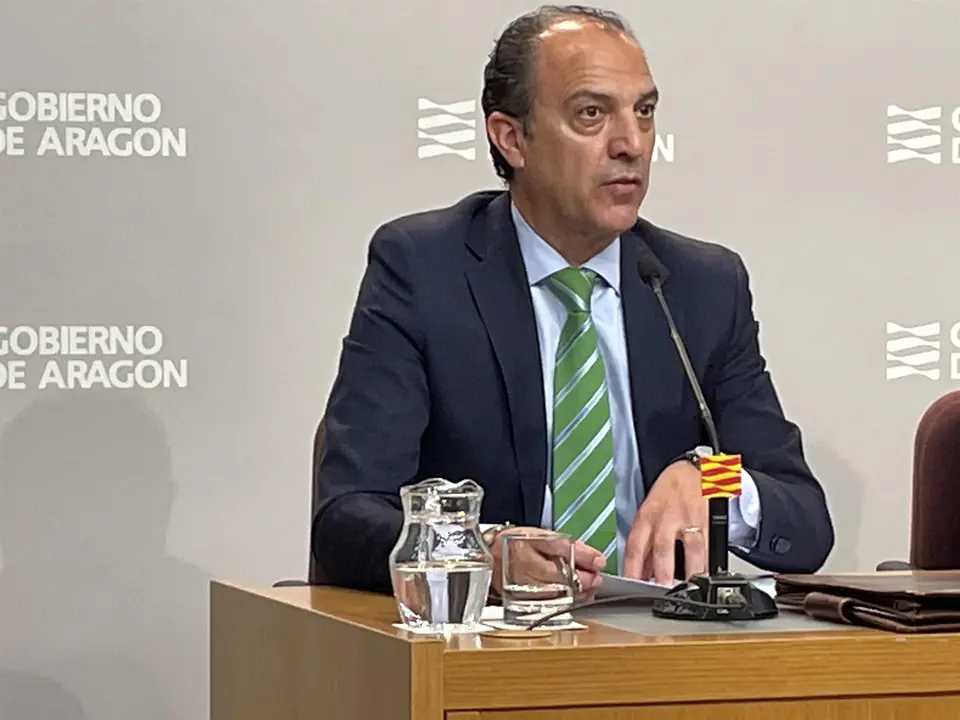 El consejero de Sanidad del Gobierno de Arag&oacute;n, Jos&eacute; Luis Bancalero / E.P.