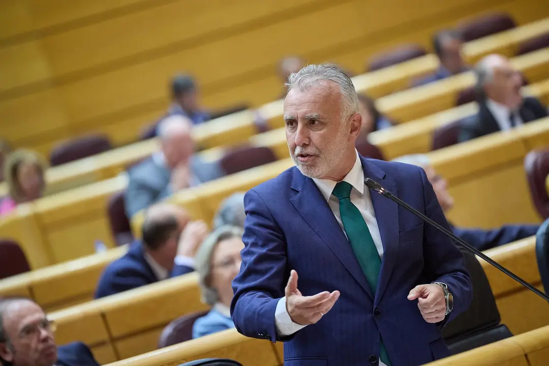 El ministro de Pol&iacute;tica Territorial y Memoria Democr&aacute;tica, &Aacute;ngel V&iacute;ctor Torres.