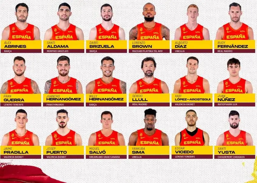 Santi Yusta y Jaime Pradilla con Espa&ntilde;a