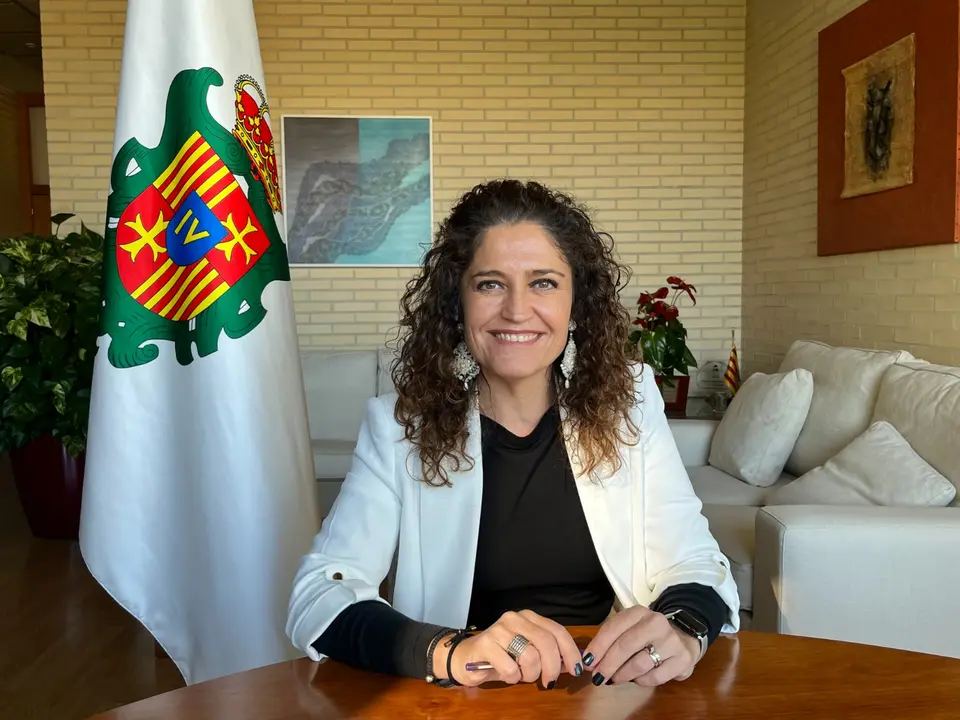 Elena Lacalle, alcaldesa de Cuarte de Huerva.