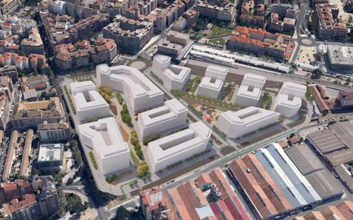 Infograf&iacute;as de viviendas en la zona de Harineras / HOY ARAG&Oacute;N