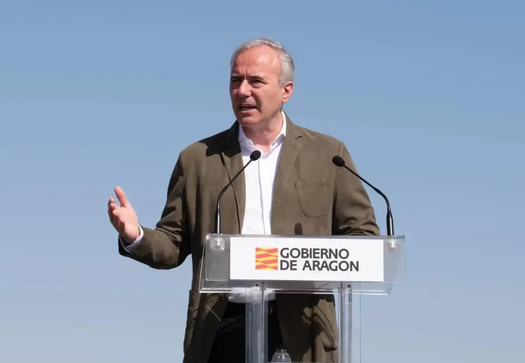 El presidente de Arag&oacute;n, Jorge Azc&oacute;n / Fabi&aacute;n Sim&oacute;n