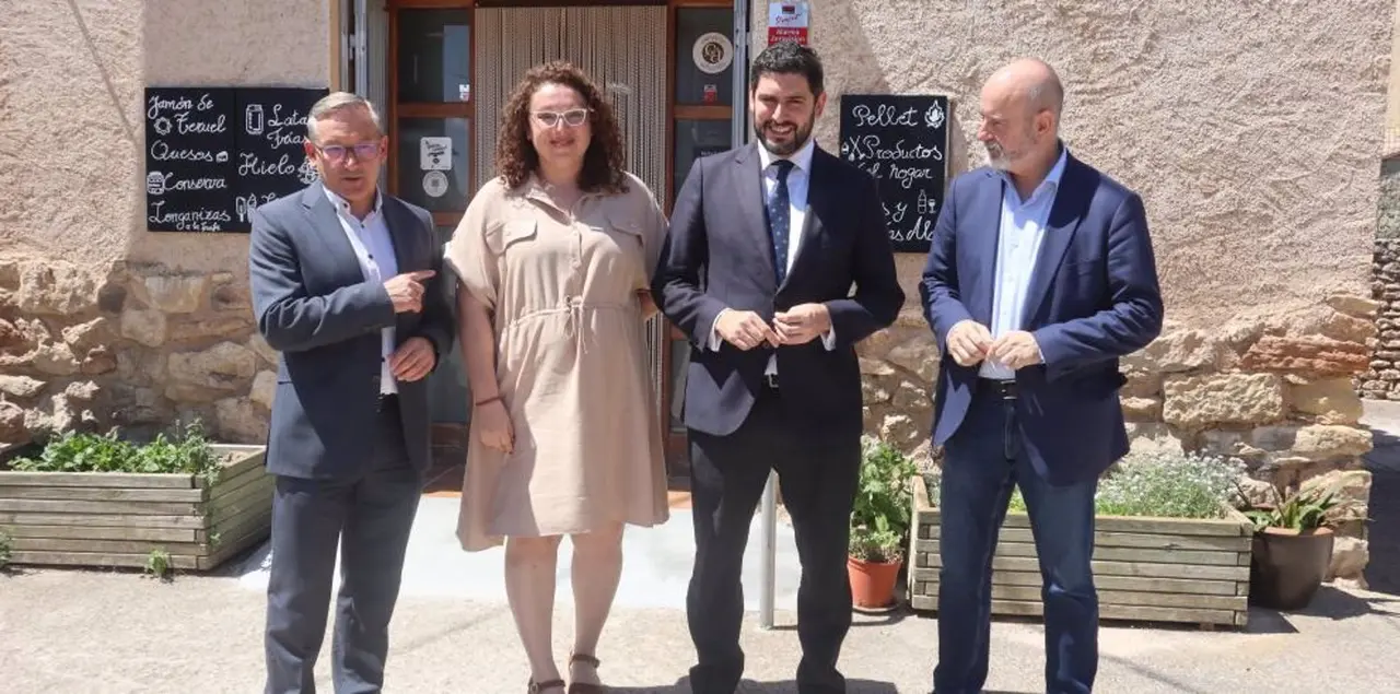 Joaqu&iacute;n Juste, Danae Baz&aacute;n, Alejandro Nolasco y Juan Manuel Hern&aacute;ndez / DGA