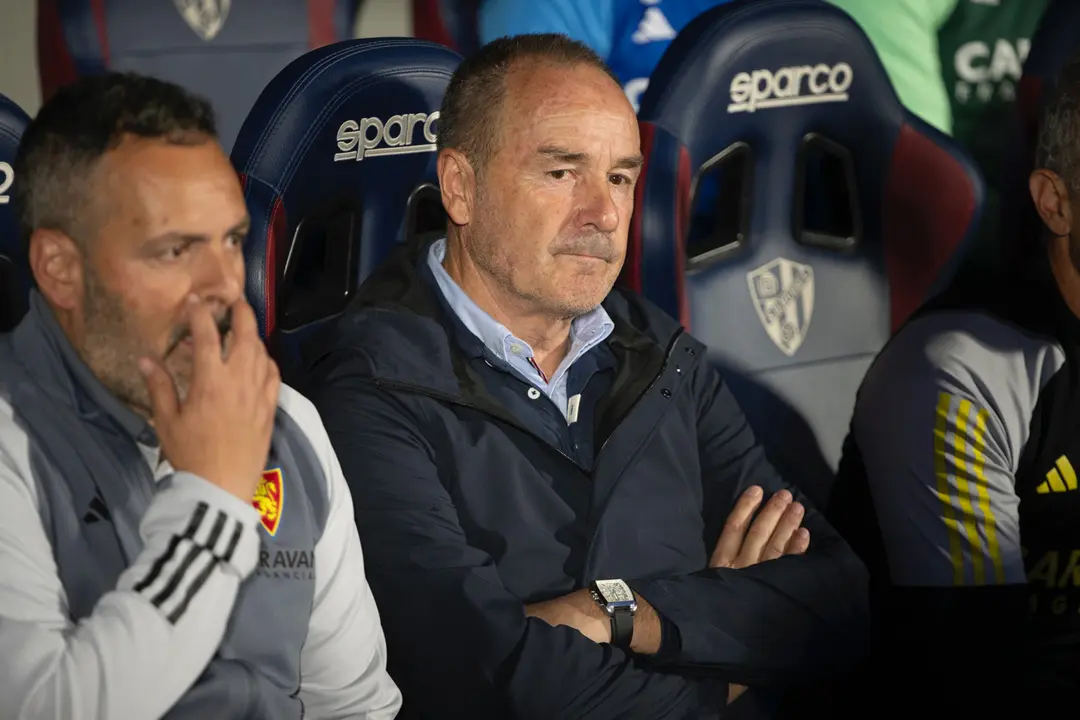 V&iacute;ctor Fern&aacute;ndez con el Real Zaragoza / MARCOS CEBRI&Aacute;N