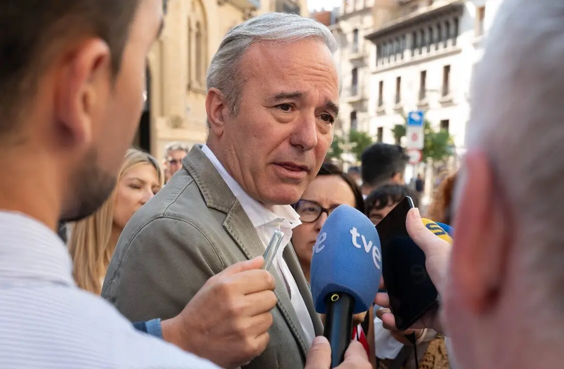 El presidente de Arag&oacute;n, Jorge Azc&oacute;n, en una reciente visita a Huesca / Fabi&aacute;n Sim&oacute;n