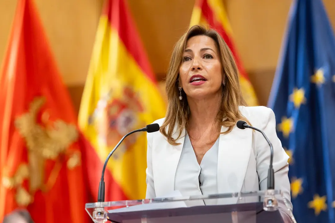 La alcaldesa de Zaragoza, Natalia Chueca. / Miguel G. Garc&iacute;a