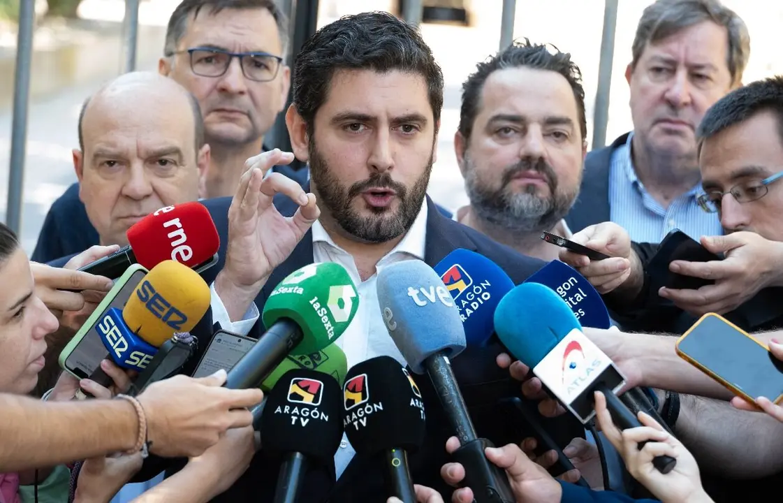 El l&iacute;der de Vox en Arag&oacute;n, Alejandro Nolasco, en una foto de archivo / HOY ARAG&Oacute;N