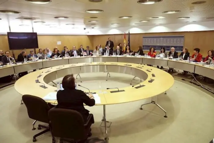 Una reuni&oacute;n anterior del CPFF / Moncloa