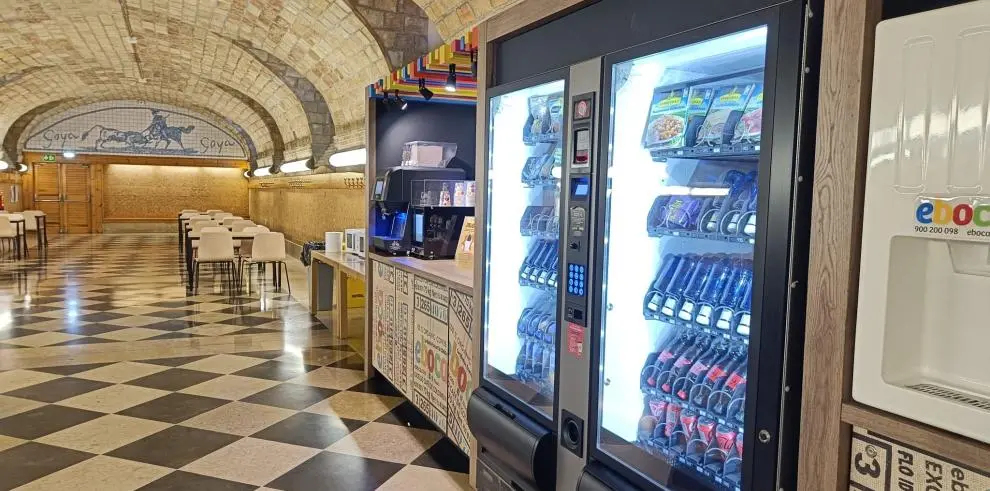 El espacio actual en el que se ubicar&aacute; la cafeter&iacute;a del Pignatelli / DGA