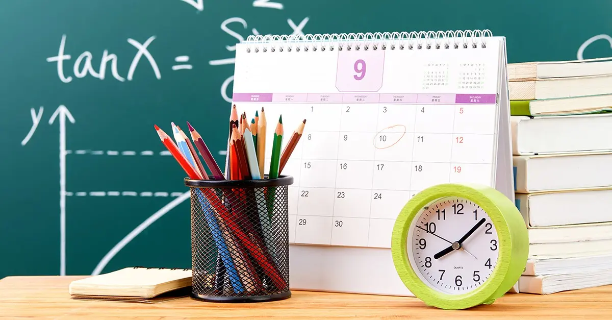 Calendario escolar.