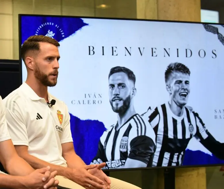 Presentaci&oacute;n Calero y Bazdar / REAL ZARAGOZA